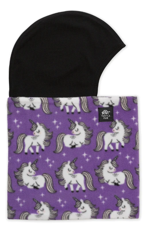 Kids Playful Prints Fleece Shellaclava with Micro Fleece