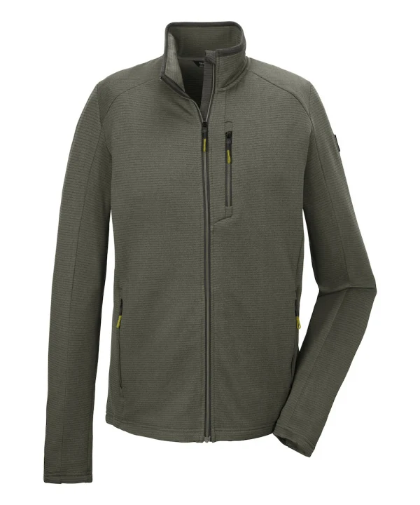 Killtec KOS 92 Flex Fleece Vest Heren - Groen