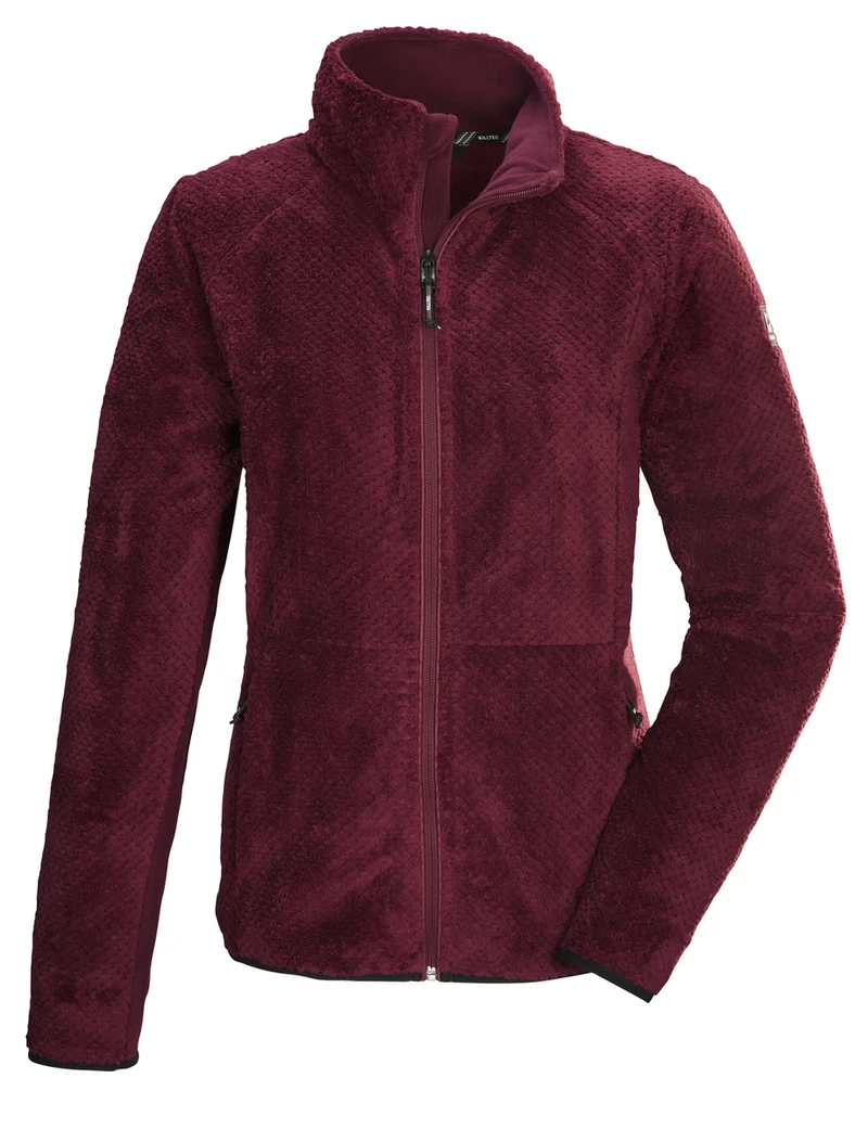 Killtec KOW 6 Fleece Vest Dames - Rood