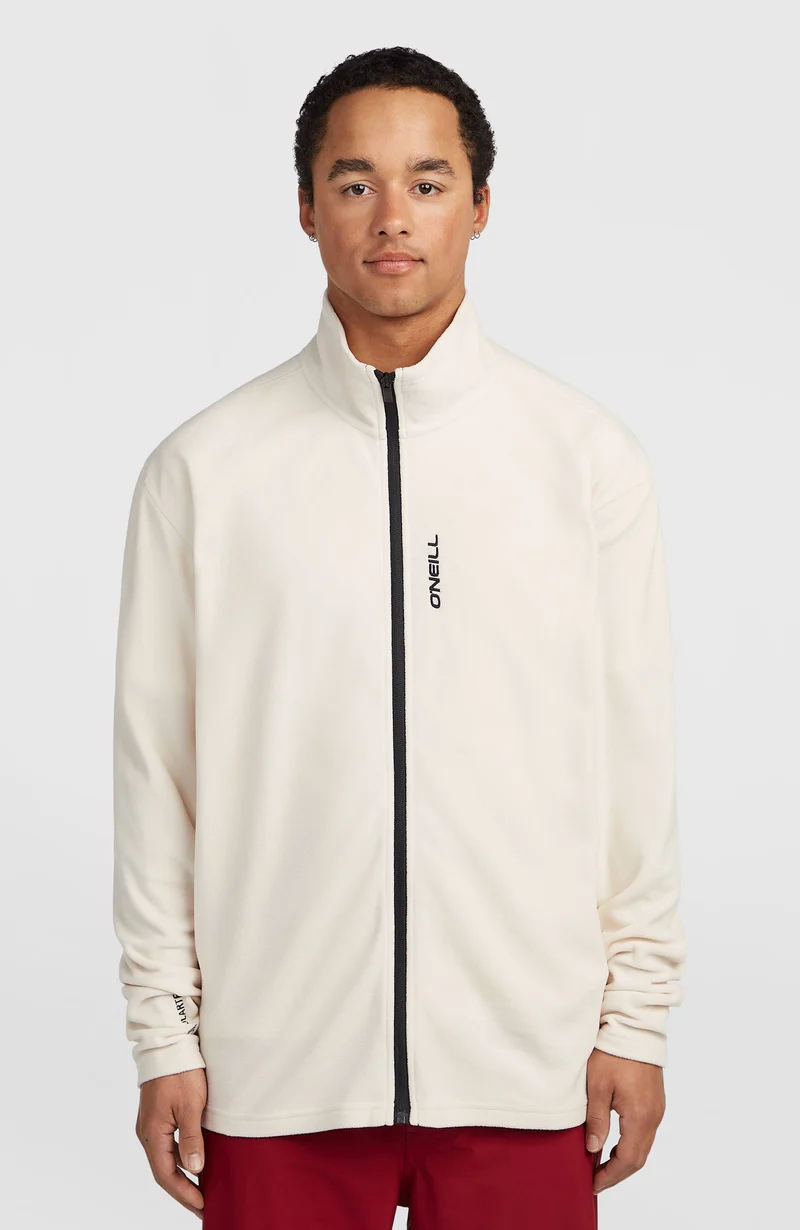 FWC'Cruz Jack's Polartec® fleecevest met volledige rits | Linen White