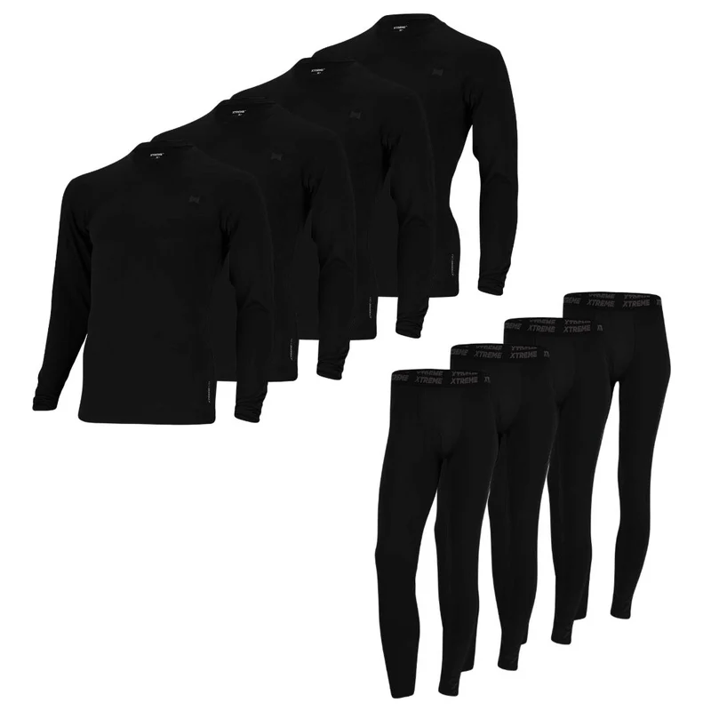 Thermoset heren - Baselayer - Broek en shirt - 4X