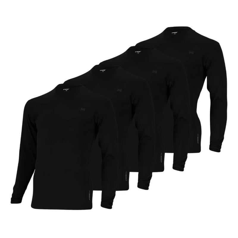 Thermoshirt heren - Baselayer - 4-Pack