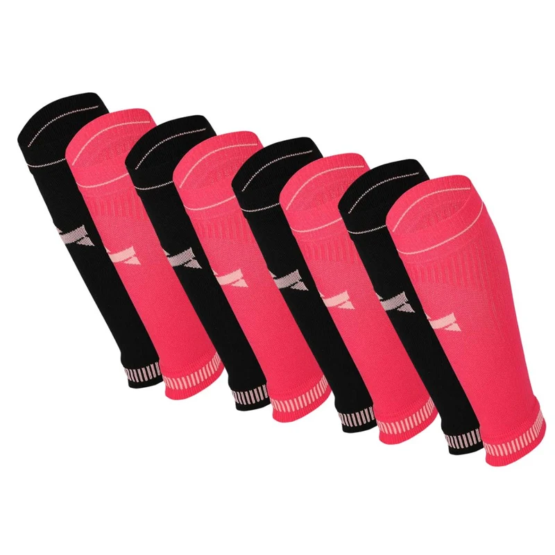 Compressie calf sleeve - Unisex - 8-Pack - Multi Roze