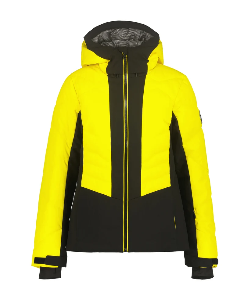 Icepeak Ellinwood Ski Jas Dames - Geel/Zwart