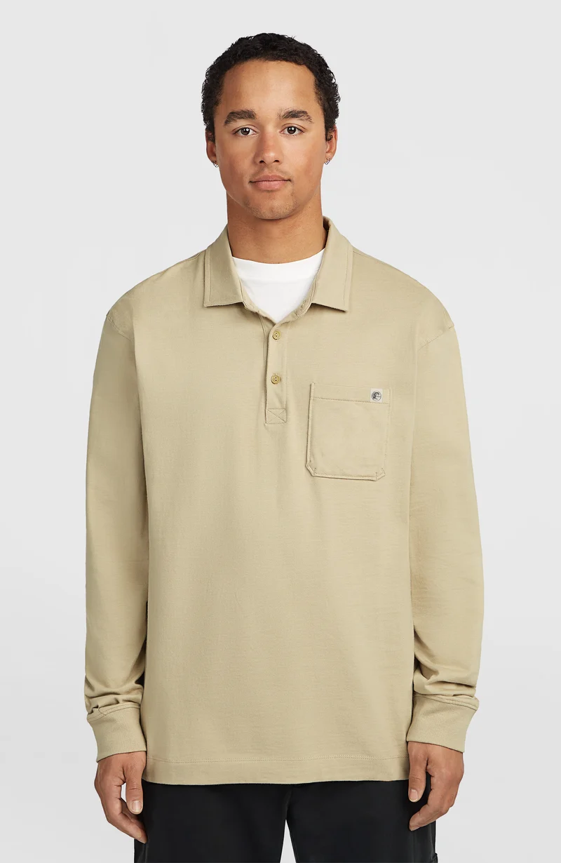 O'Riginals polo met lange mouwen | Olive Blush