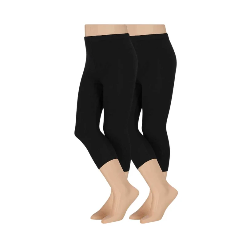 Legging meisjes - Capri - Katoen - 2-Pak