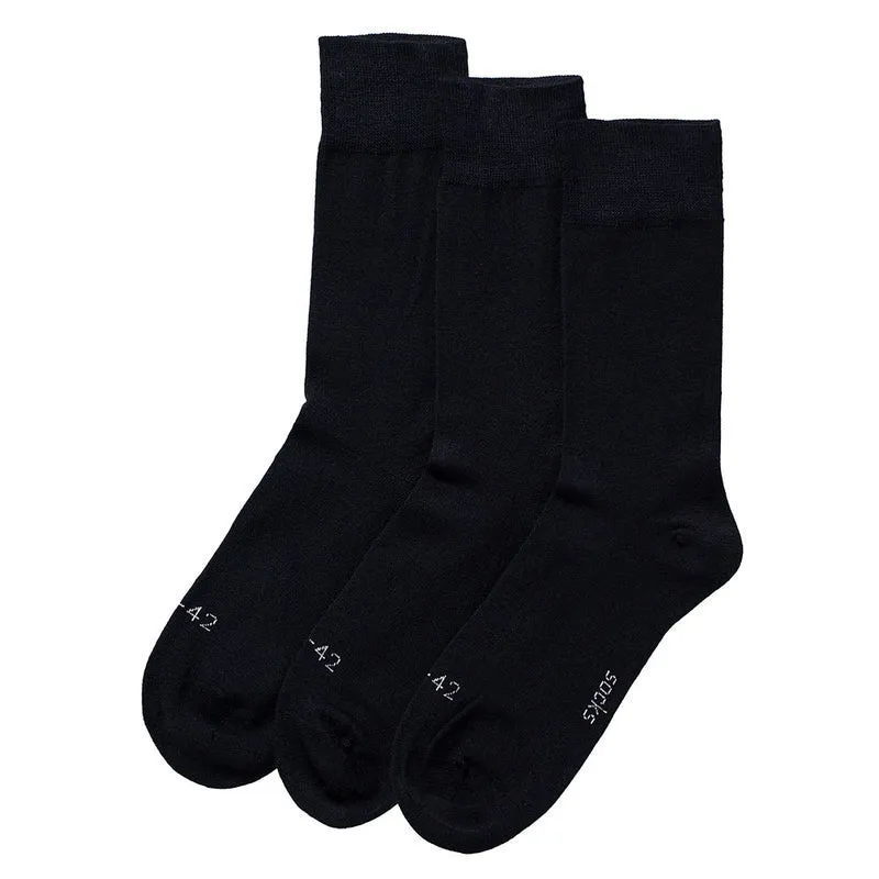 Merino Wollen Sokken - Unisex - Navy blauw - 3-Pak