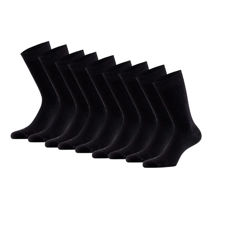 Modal Sokken Basis Kleuren - 9-Pak