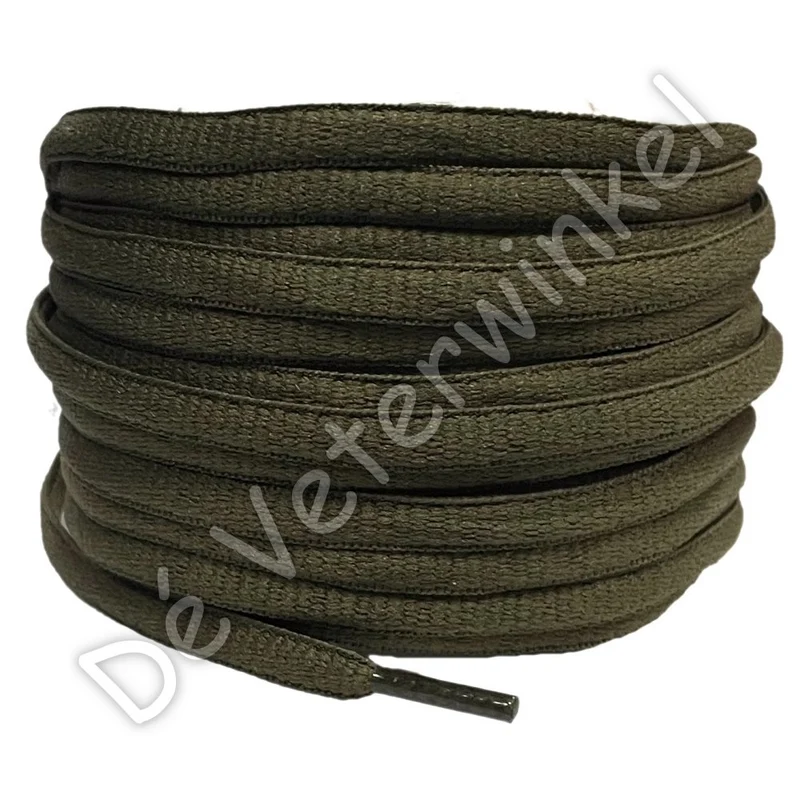 Ovaal sportveter 6mm Legergroen
