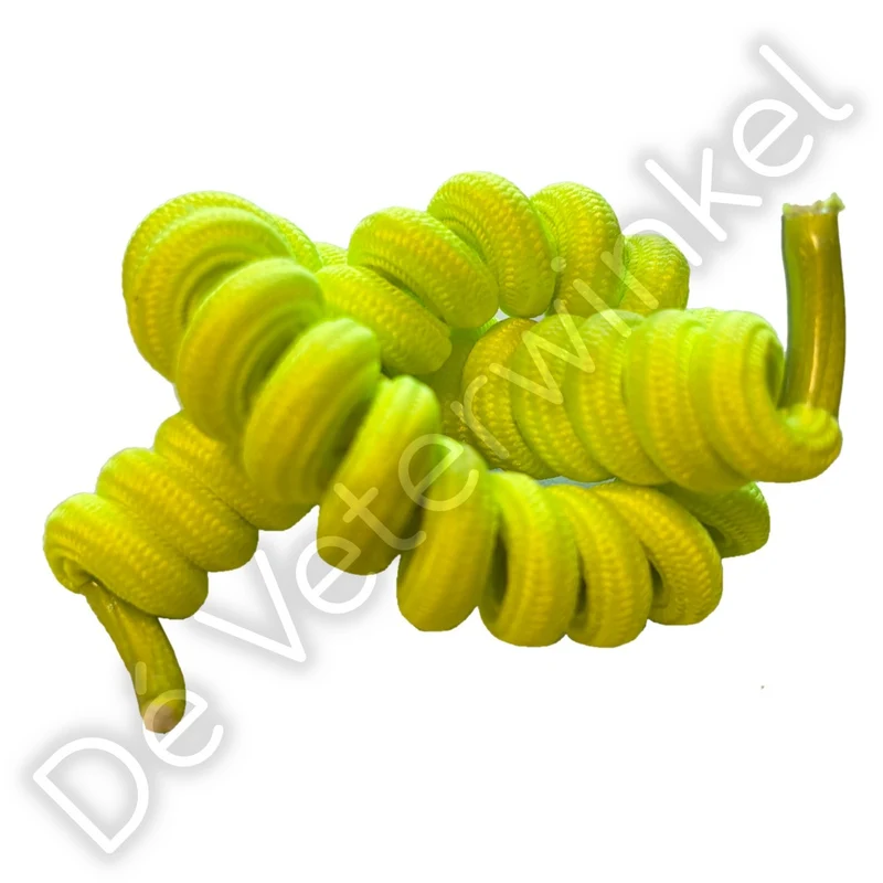 Krulveters Neon Geel 120cm