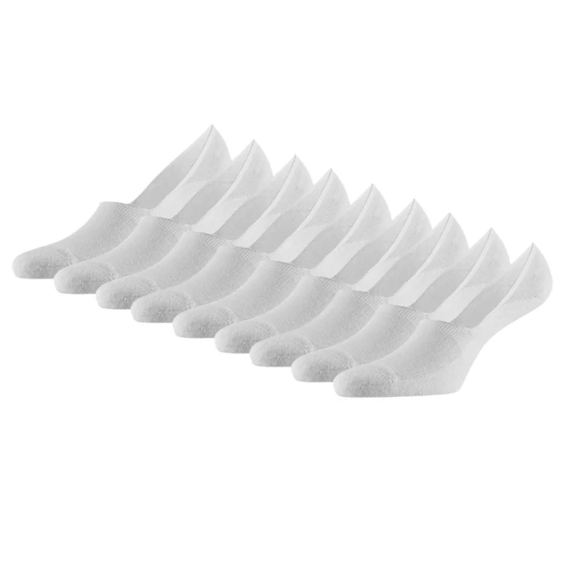 Bamboe footies met badstof zool - 9-Pak