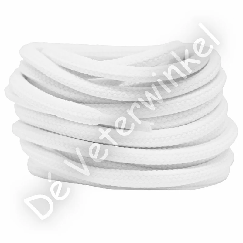 Rond 5mm polyester Wit