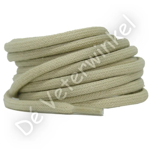 Rond 5mm katoen Beige