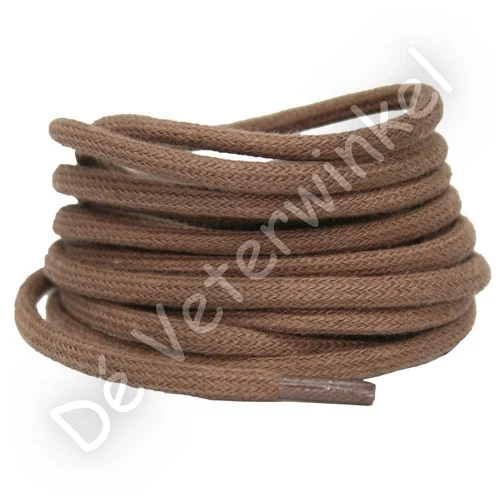 Rond 5mm katoen Lever