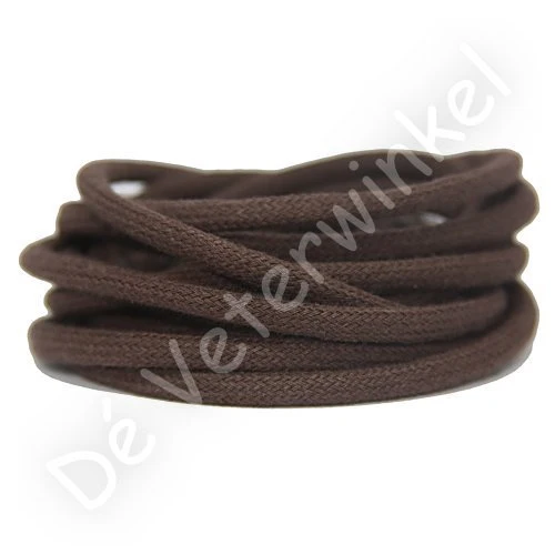 Rond 5mm katoen Bruin