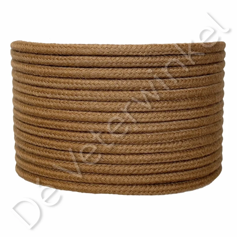 Rond 4mm katoen Reebruin