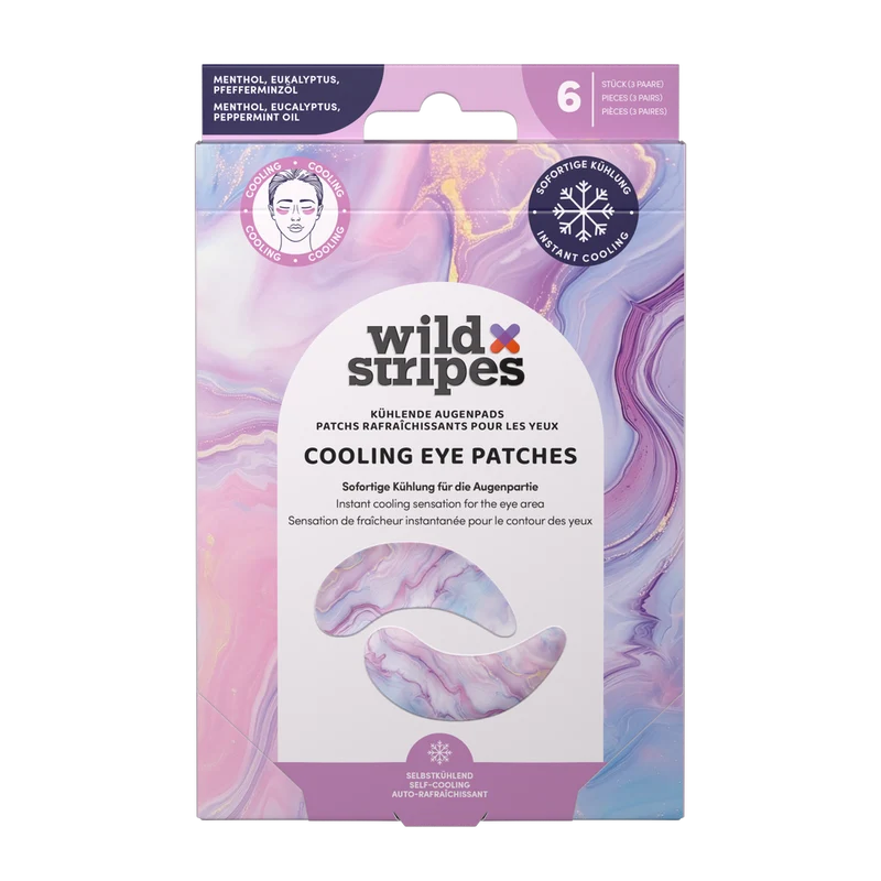 Wild Stripes Cooling Patches Eye Marble Rose 6 stuks