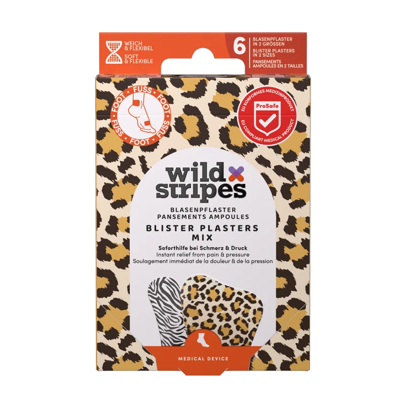 Wild Stripes Blarenpleister Animal Mix 6 stuks