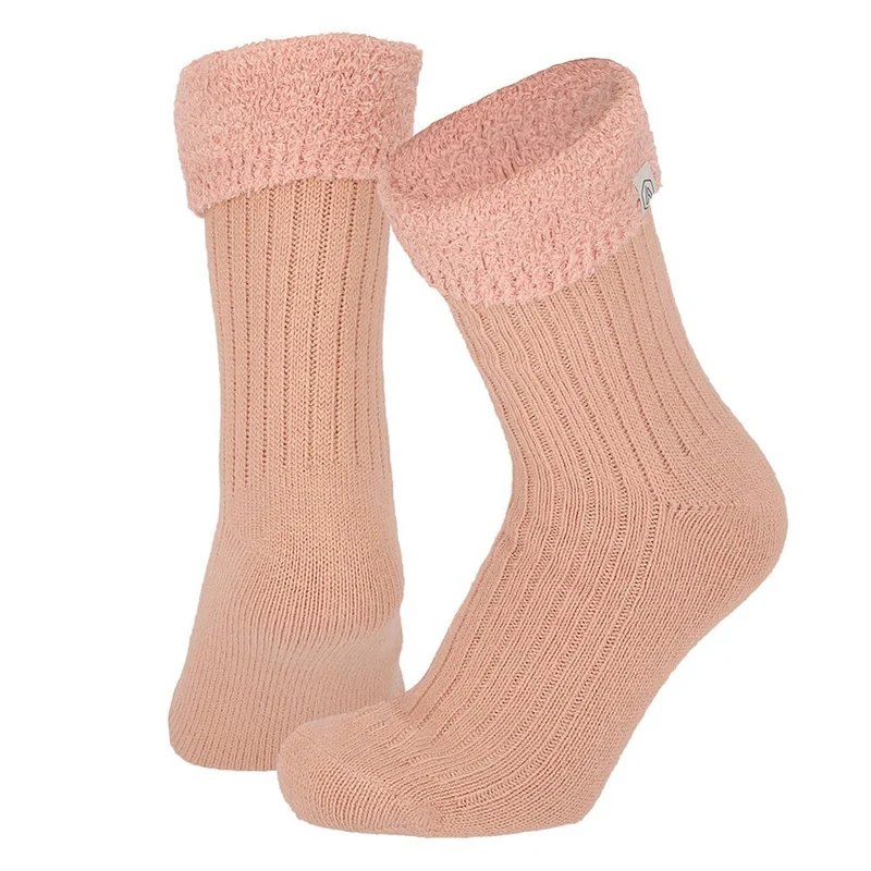 Huissokken Dames - Ultra Soft - One Size - Roze