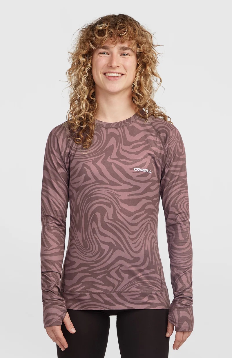 Thermoshirt | Purple Grey Swirl Zebra