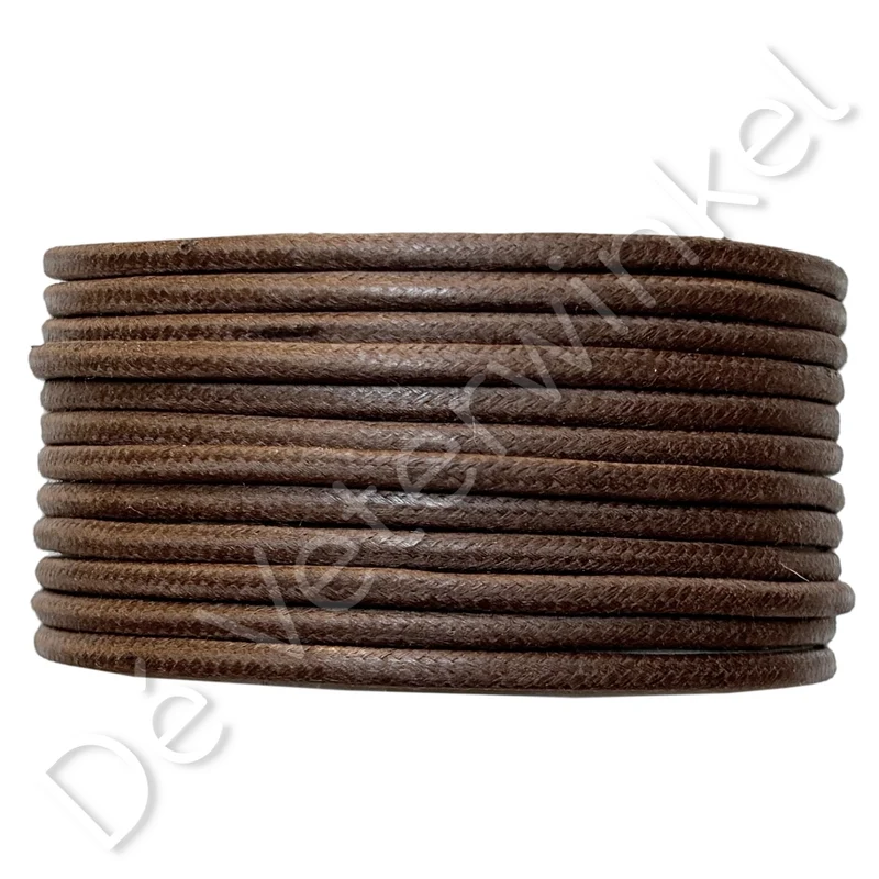 Trendveter 3mm WAX Middelbruin