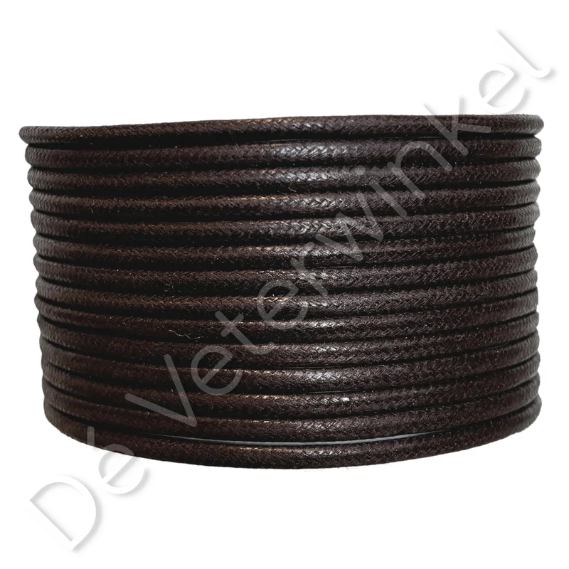 Trendveter 3mm WAX Donkerbruin