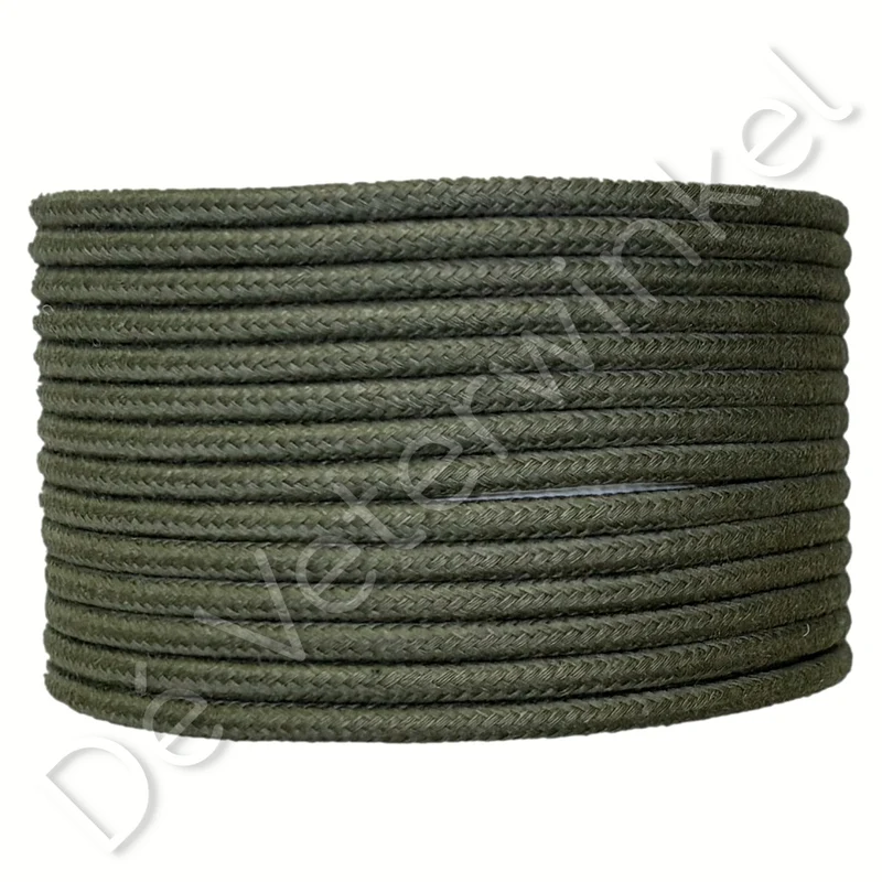 Rond 4mm katoen Groen