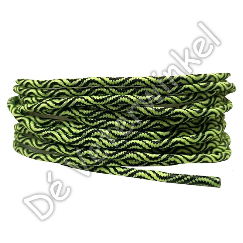 Rond 3mm ELASTIEK Sunbeach Neon Geel