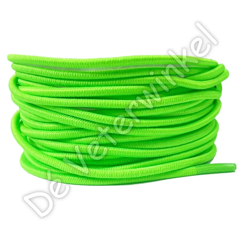 Rond 3mm ELASTIEK Neon Groen