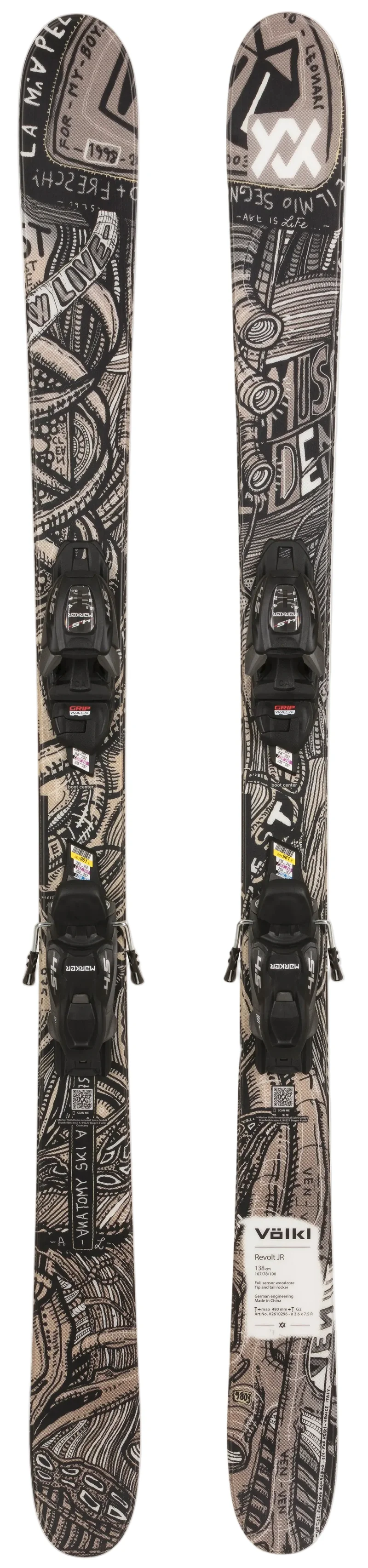 Volkl REVOLT JR URBAN + 7.0 VMOT JR - 26/27