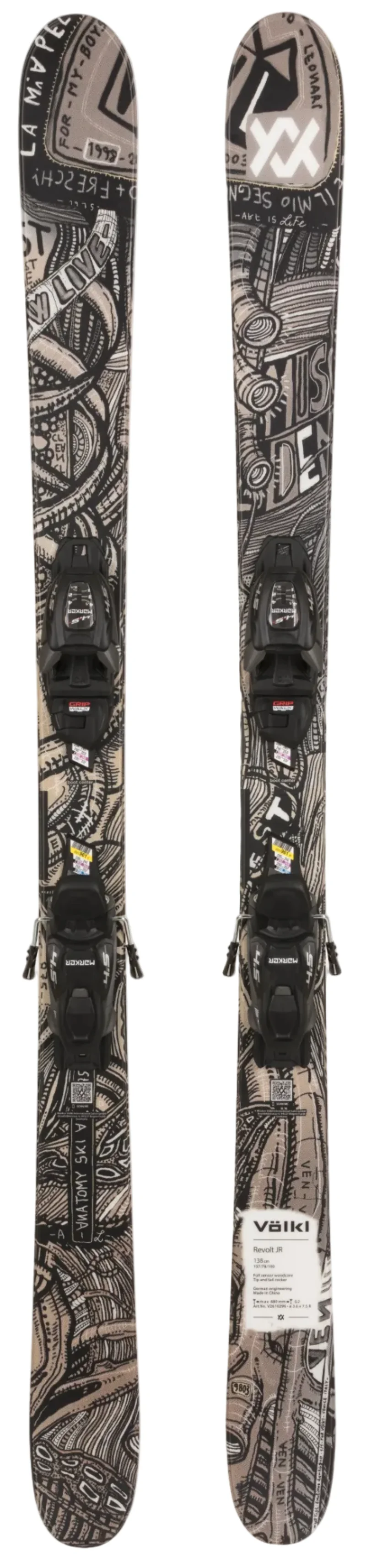Volkl REVOLT JR URBAN + 4.5 VMOT JR - 26/27