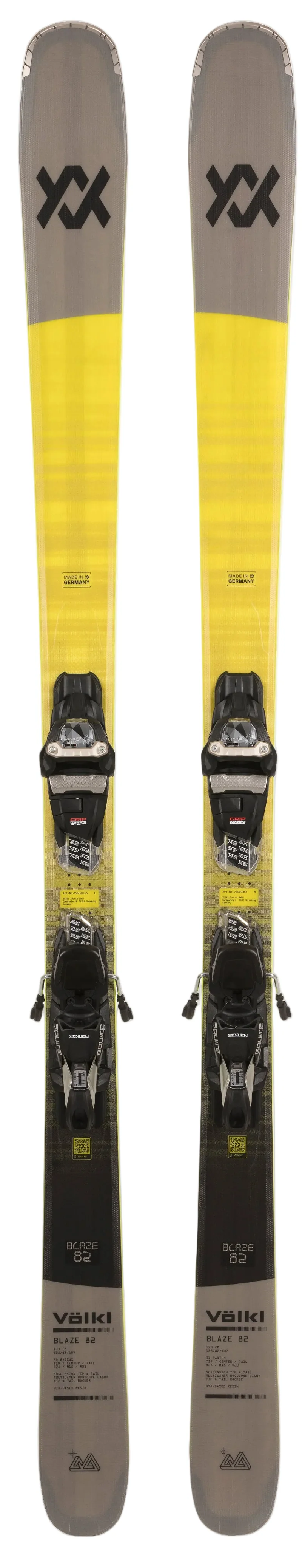 Volkl BLAZE 82 GREY + VMOT 11 - 26/27