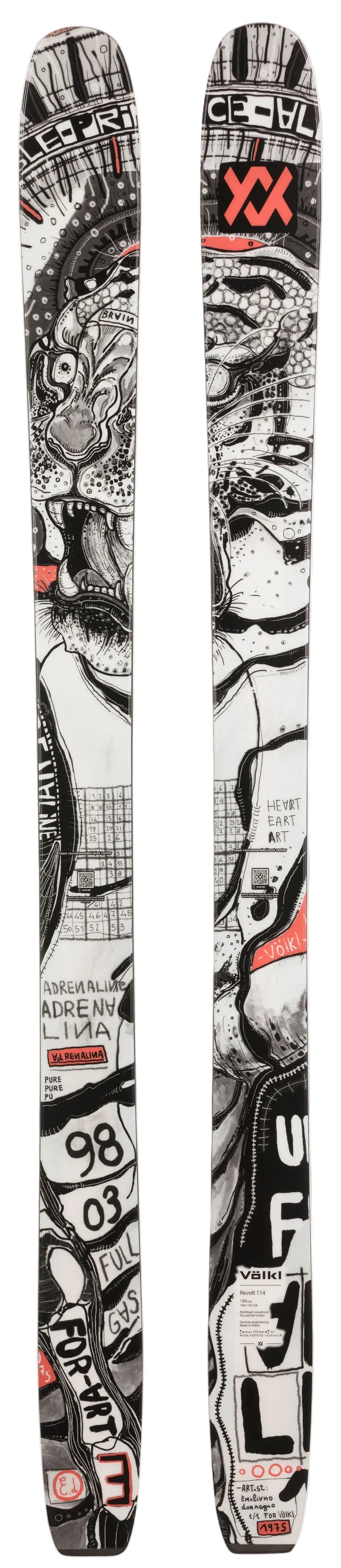 Volkl REVOLT 114 FLAT 26/27