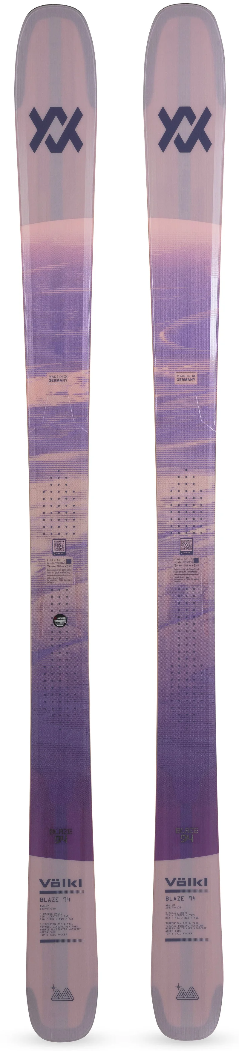 Volkl BLAZE 94 ROSE FLAT 26/27