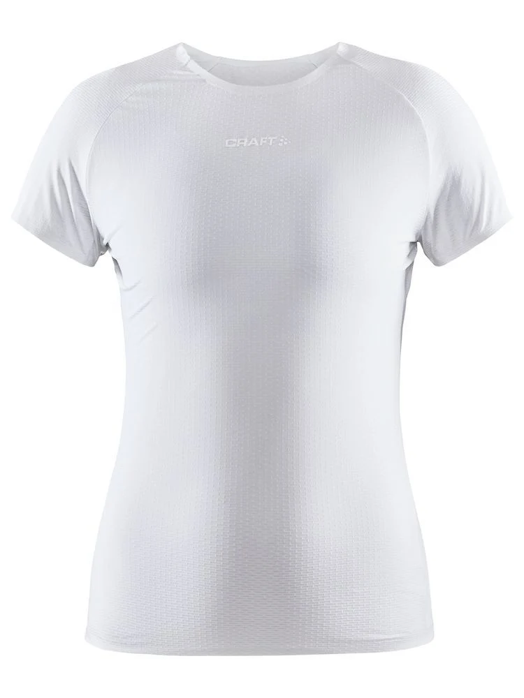 Craft Pro Dry Nanoweight SS W ondershirt korte mouwen wit dames