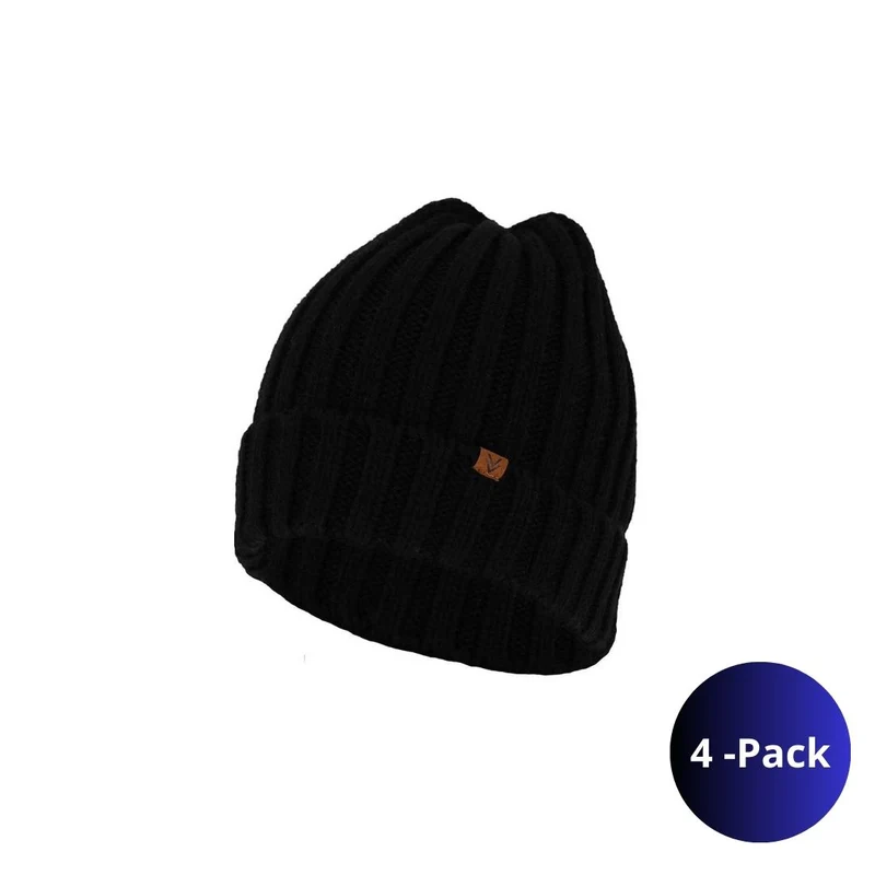 Grofgebreide muts heren - Fashion - 4-Pack