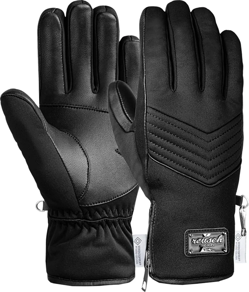 Reusch Daisy Windstopper skihandschoenen zwart