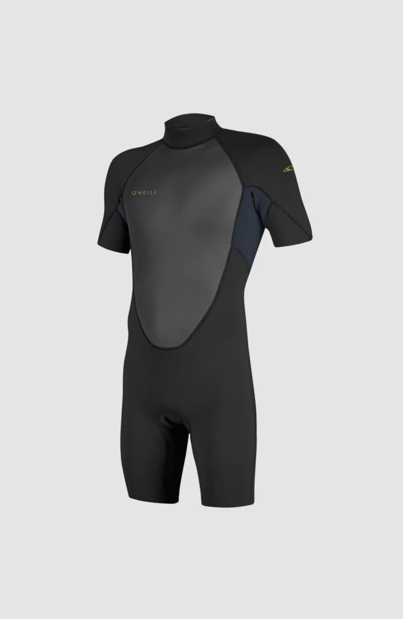 Reactor-2 2mm Back Zip Short Sleeve Spring Wetsuit | BLK/SLATE