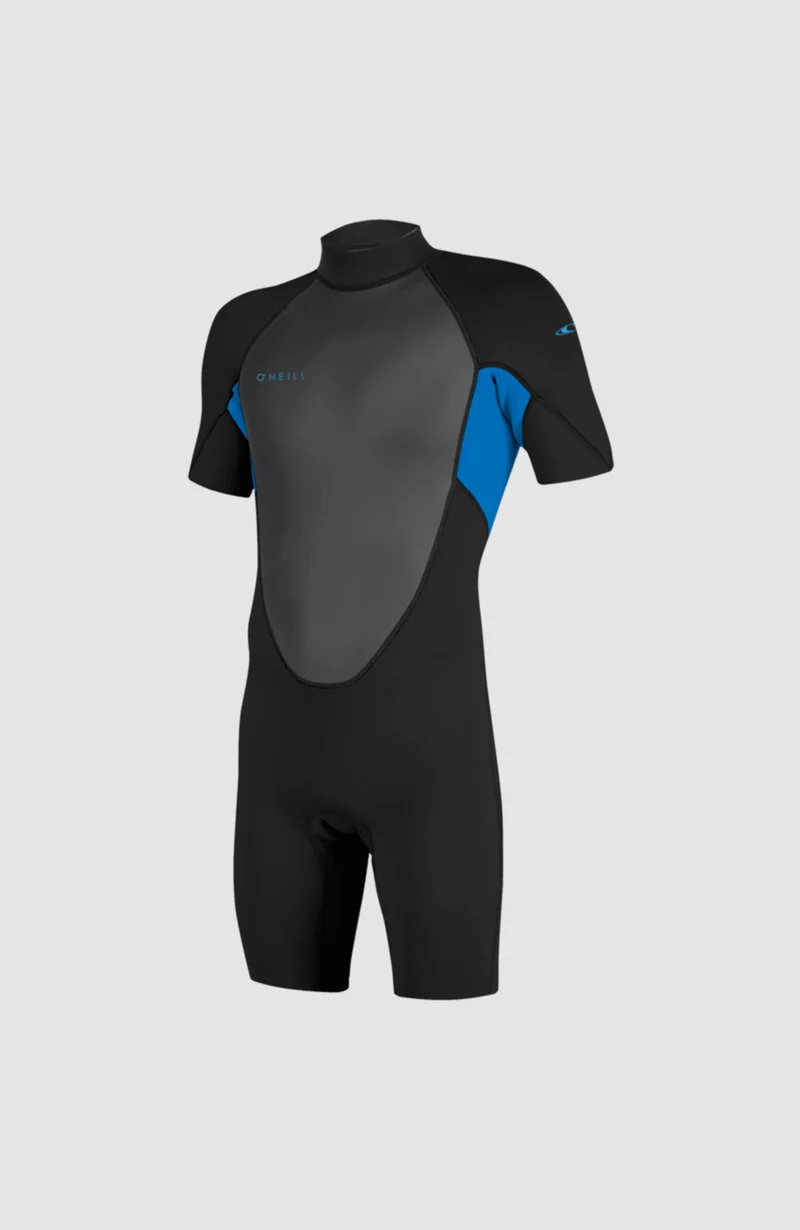 Reactor-2 2mm Back Zip Short Sleeve Spring Wetsuit | BLK/OCEAN