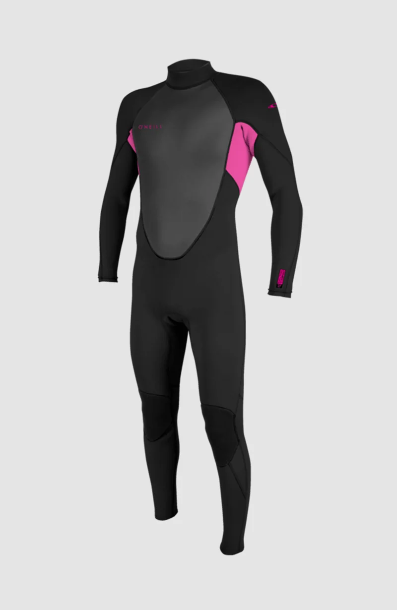 Reactor-2 3/2 Back Zip Full Wetsuit | BLK/BERRY