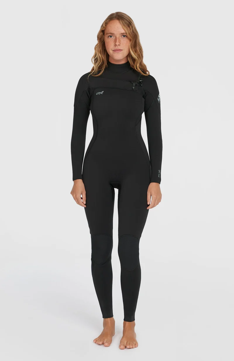 Epic 3/2 Chest Zip Full Wetsuit | A05 BLK/BLK/BLK
