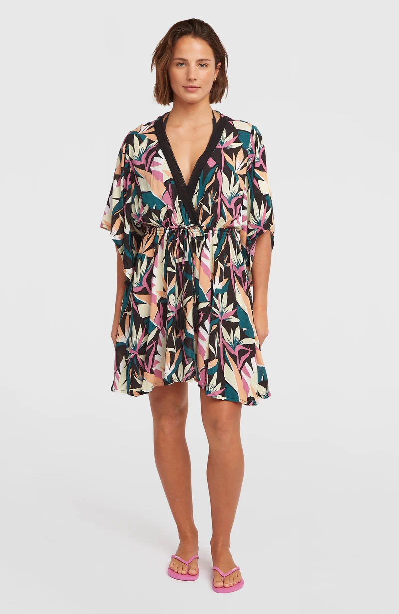 Essentials Tokeena strandjurk | Black Wmns Tropicana