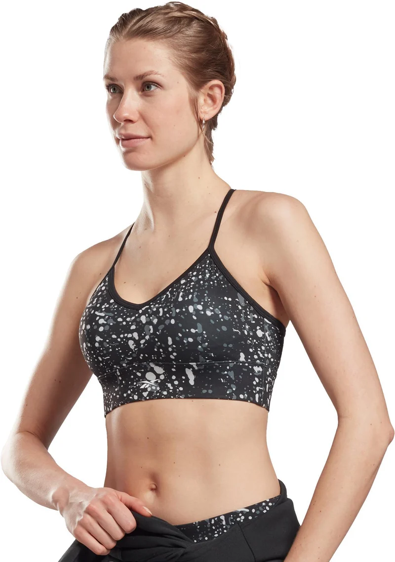 Wor Aop Tri Back Bra- Pad