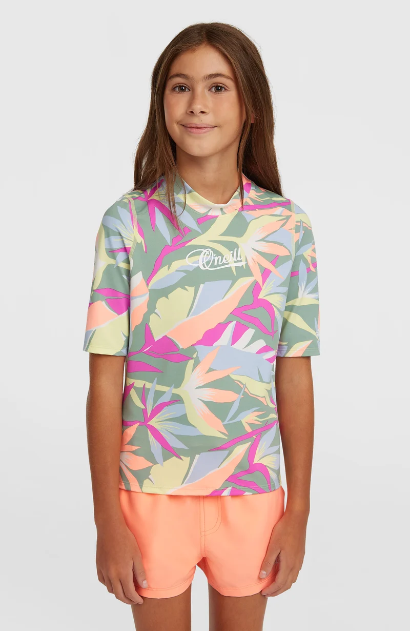 O'Neill Graphic UV-Shirt met korte mouwen | Green Wmns Tropicana