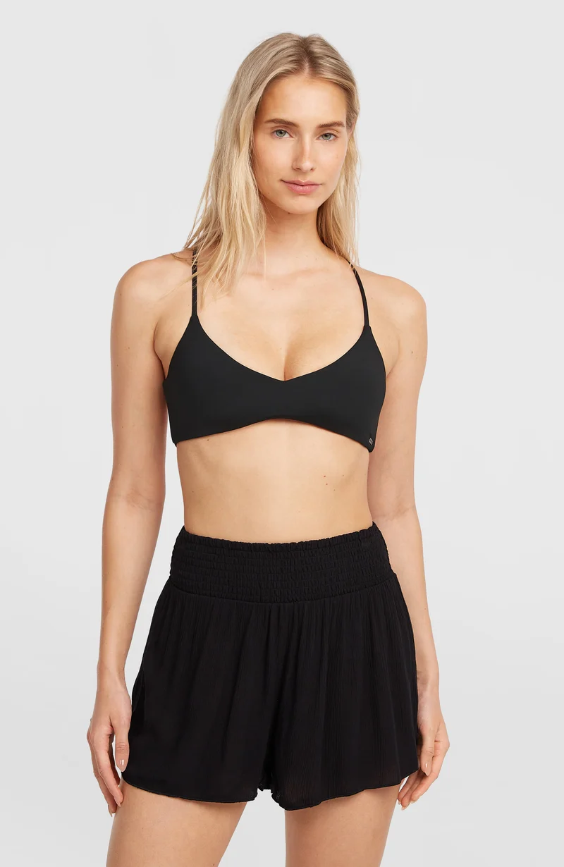Johnny Smocked Waist short | Black Out