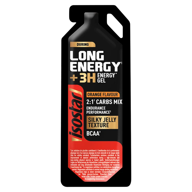 Isostar Long Energy +3H Gel Orange Flavour 40 gram