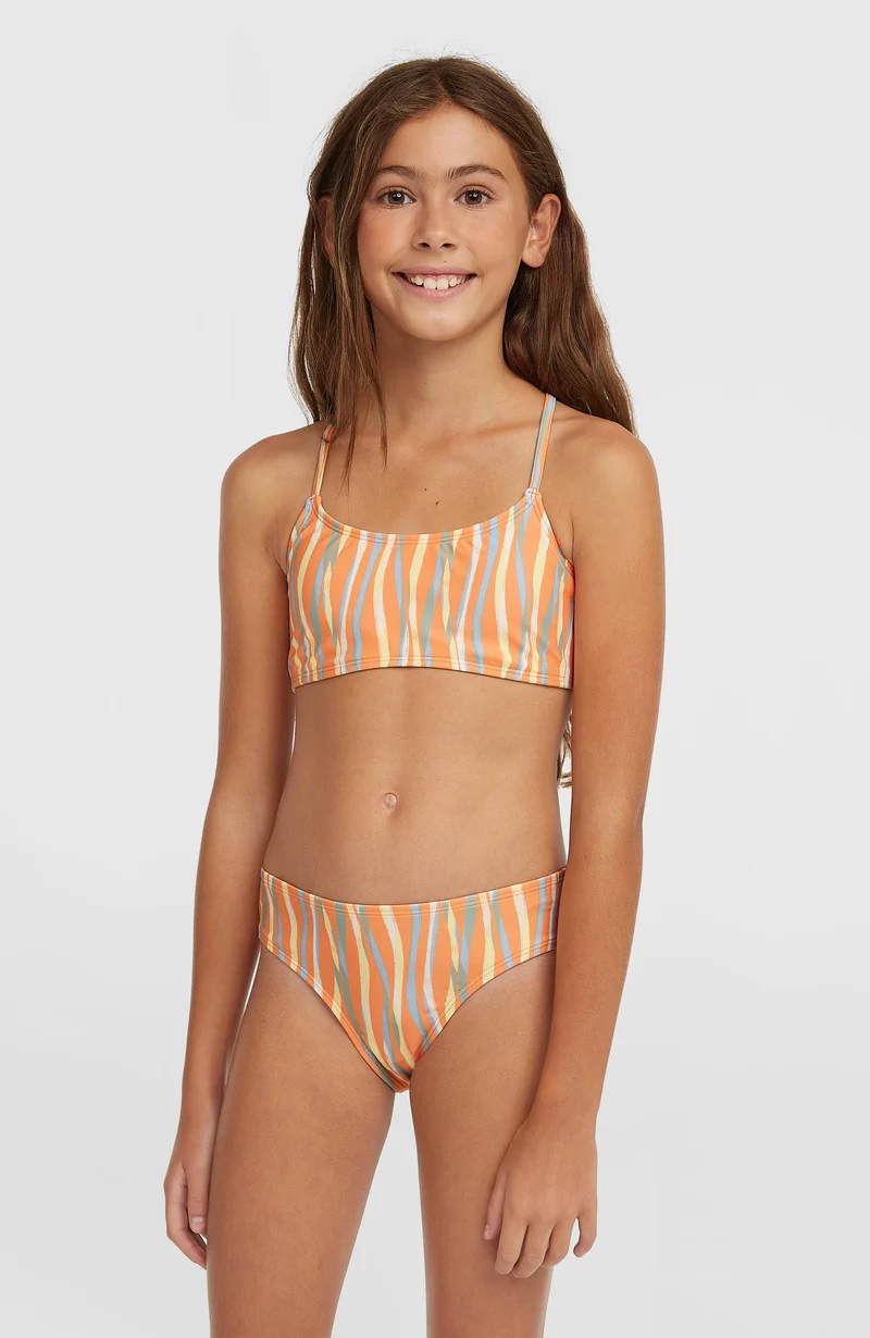 Essentials Bralette bikiniset | Funky Peach Swirly