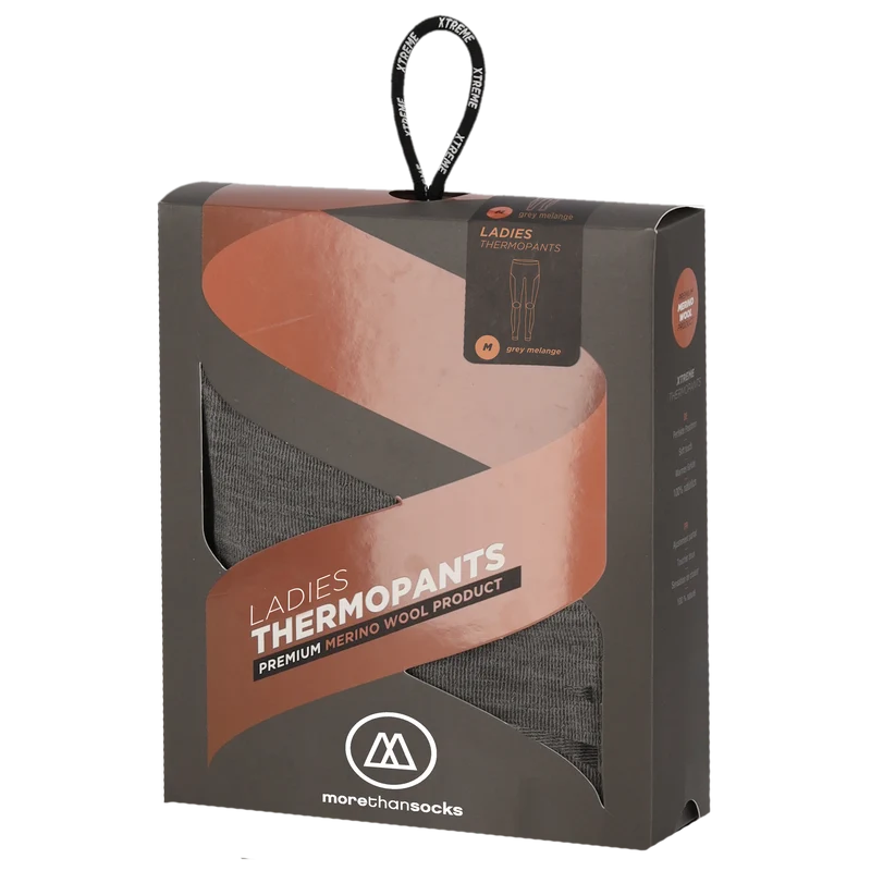 Morethansocks - Thermobroek Merino Wol dames - 4-Stuks