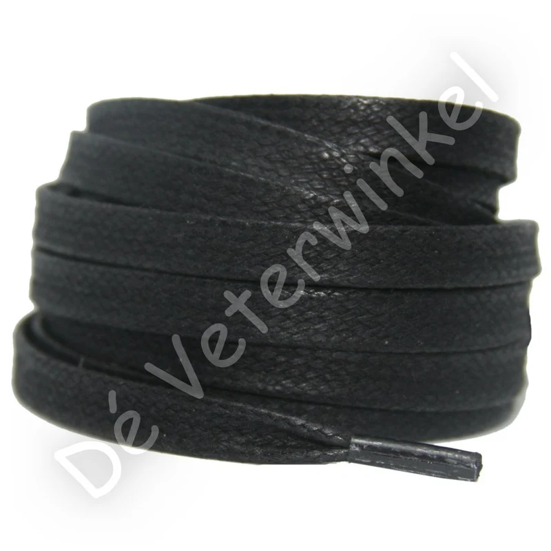 Plat 7mm wax Zwart