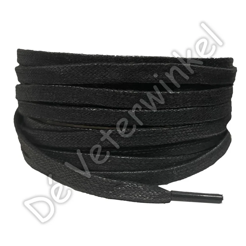 Plat 6mm wax Zwart
